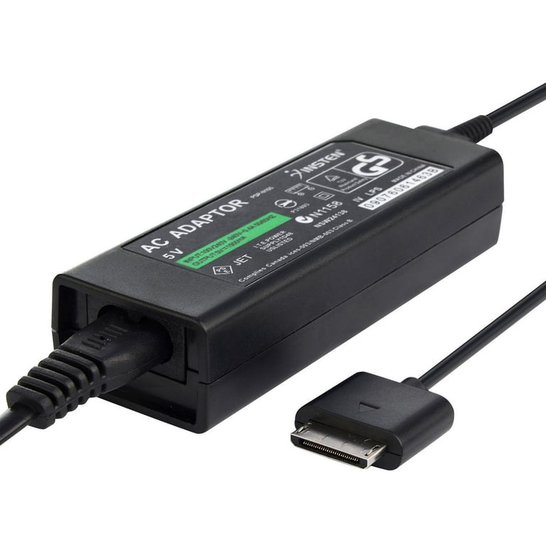 For PSP Go Charger, Travel Wall AC Adapter with 2-in-1 USB Data