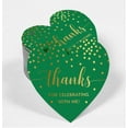 thumbnail image 2 of Inkdotpot Pack Of 100 Real Gold Foil Paper Tags Thanks For Celebrating With Me Birthday Favor Hang Tags, 2 of 6