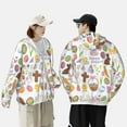 thumbnail image 6 of Kll Happy Easter1 Print Men'S Women’s Upf 50+ Sun Protection Outdoor Hoodie Jacket Long Sleeve Fishing Hiking Performance Shirt- Small, 6 of 8