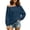 02-Navy, variant on Off Shoulder Sweatshirt for Women Long Sleeve Drop Shoulder Pullover Tops Soft Comfy Fall Winter Warm Sweatshirts