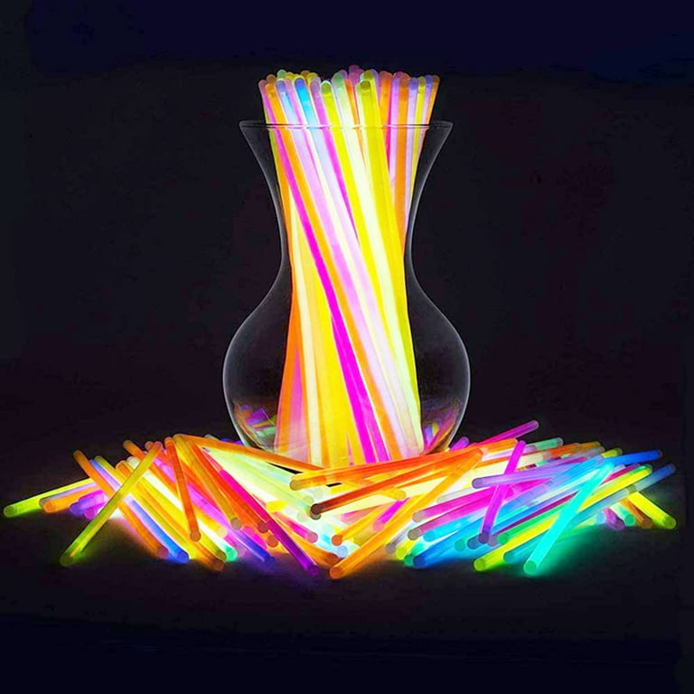 Glow Sticks, DELEE Glowsticks Party Pack for Children with Bracelet  Connectors, Premium Glow Neon Necklaces for Kids for Dark Party  Supplies,Festival