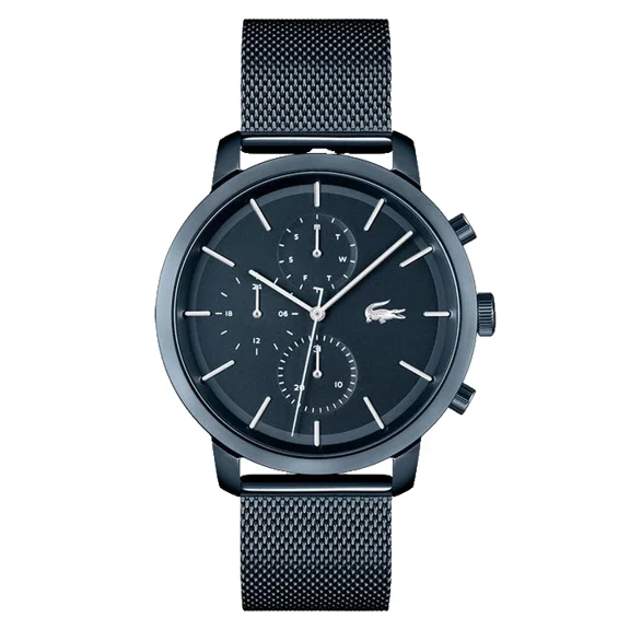 Lacoste 2011196 Blue Dial & Stainless Steel Mesh Bracelet 44mm Mens Watch