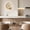 B, variant on Sleek Contemporary Silent Quartz Wall Clock, Fashion Non Ticking Hanging Timepiece, Minimalist Indoor Decorative Ornament, High Precision Wall Watch for Living Room Dining Room Bedroom Office