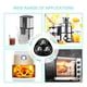 thumbnail image 3 of Deslizador De Café Para Encimera, Deslizadores De Muebles, Deslizadores De Muebles, Deslizadores, Ruedas Autoadhesivas, Rodillos Para Electrodomésticos, Encimera (Negro-8 Piezas), 3 of 5