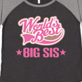 thumbnail image 4 of Inktastic Sister Worlds Best Big Sis Women's Plus Size T-Shirt, 4 of 5
