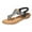 J-Black, variant on Kcodviy Sandals Toe Women Shoes Closed Toe Sandals for Women Slip-on Flowers Wedges Beach Designer Sandals for Women Breathable Women's Sandals