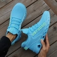 thumbnail image 3 of Men's Breathable Sneakers Lightweight Low-Top Running Shoes with Sole - / Grey - Athletic Footwear for Gym, & Casual Wear - Lace-Up Suitable for Outdoor & Everyday Use, men Shoes, 3 of 6