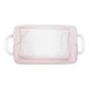 thumbnail image 2 of Cubo de lavandería DII de poliéster de algodón recubierto de PE rayas rectángulo rosa grande, 2 of 2