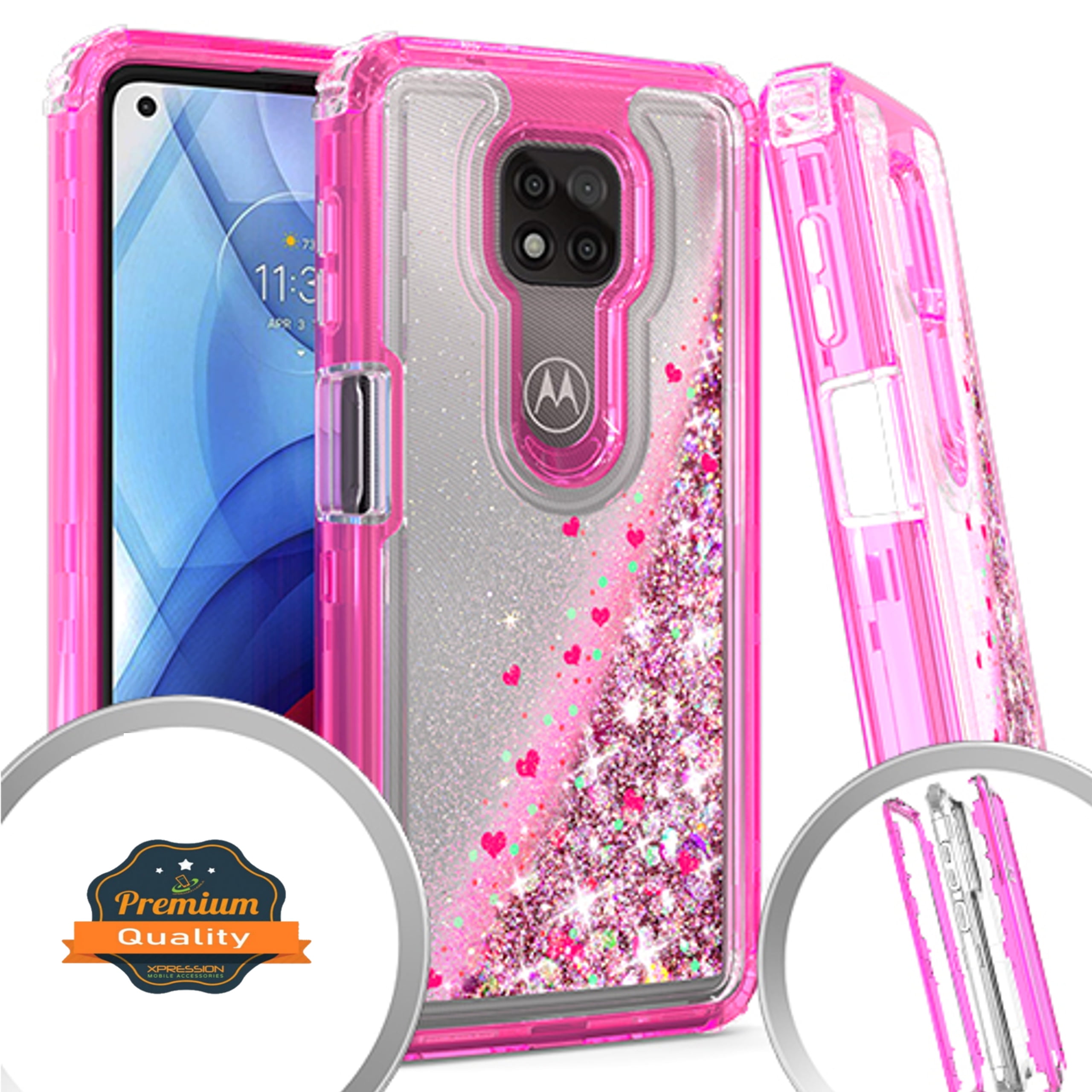 Moto G4 Play Luxury Bling Liquid Glitter Case, Sparkle Quicksand Case for  Motorola G4 Play - Dream Catcher