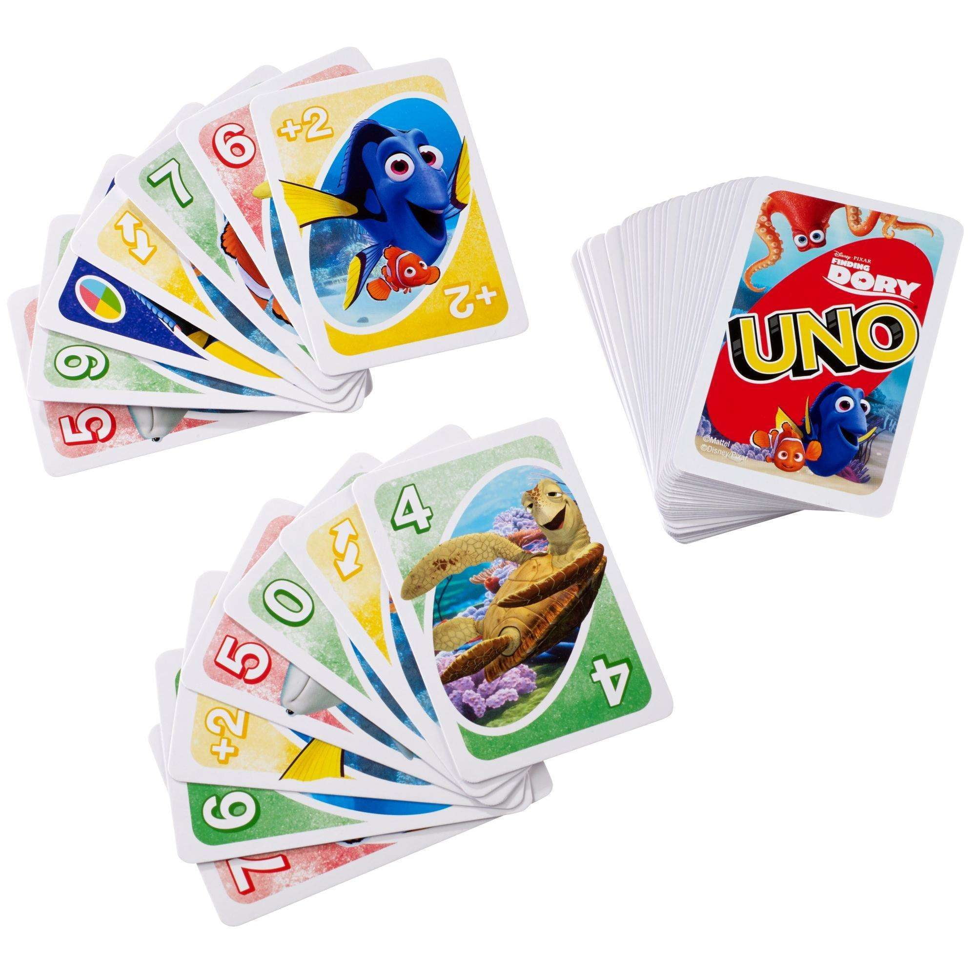 UNO Jurassic World Theme Card Game for 2-10 Players Ages 7Y+ 