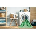 thumbnail image 2 of Ahgly Company Machine Washable Indoor Rectangle Transitional Jade Green Area Rugs, 2' x 4', 2 of 7