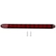 thumbnail image 1 of 12V 11 LED Brake Turn Tail Light Red Polycarbonate Lens Stripe Shape for Trucks Trailers Lorry, 1 of 5