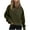 Green, variant on Hoodies for Women 1/4 Zip Fleece Jumper Sweatshirt Winter Jackets Sweater Coat Gym Sport Outerwear with Pockets (L, Gray)