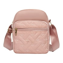 Kyusrd Crossbody Bag for Women Men Belt Bag With Zipper Pockets Casual Travel Bag Makeup bag With Adjustable Outdoor Sports Bag Shoulder Bag