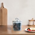 thumbnail image 4 of Airtight Plastic Storage Jars with Lids, Clear Kitchen Pantry Containers for Snacks/Candy/Cotton Balls, Stackable Food-Grade Jars, 4 of 6
