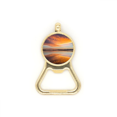 thumbnail image 1 of Sunrise Ocean Sky Cloud Reflection Beer Bottle Cap Opener Stainless Steel Key Chain, 1 of 3