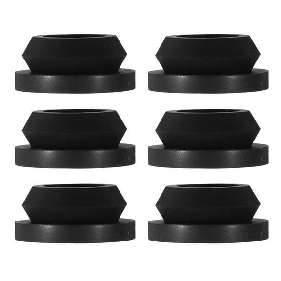 Toyvian 6pcs Burner Mounting Gasket Made Of Rubber For RV Stove