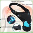 thumbnail image 1 of Adjustable Shoulder Brace Right and Left Shoulder Support Neoprene Splint Sling Sprain Pink Red, 1 of 4