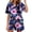 Blue, variant on Dxzfnsa Womens Pajama Sets 2 Piece Soft Short Sleeve Top and Shorts Sleepwear Round Neck Pjs Lounge Set with Pockets S-2XL