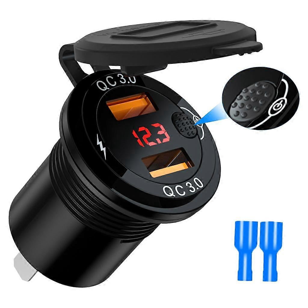 Dual USB Car Charger Socket Lighter Adapter compatible Marine Car RV_Perfect Gift