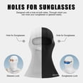 thumbnail image 4 of Máscara facial de pasamontañas con agujeros para gafas de sol Protección solar UV, 4 of 8
