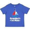 thumbnail image 3 of Inktastic Grandpas First Mate Nautical Sailboat Boys Toddler T-Shirt, 3 of 5