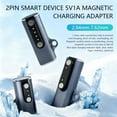 thumbnail image 4 of Universal Smart Watch Charger, 2-pin Smart Device 5V 1A Magnetic Charging Adapter, Universal 2-pin Converter for Small Appliances, 4 of 9