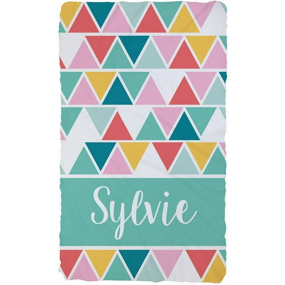Trendy Name Personalized Plush Fleece Blanket For Girls