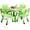 Green, variant on Rugerasy Table and Chairs Set for Ages 2-10, Height Adjustable Desk with 4 Seats,Arts & Crafts Table,Graffiti Desktop, Non-Slip Legs, Max 300lbs, Children Multi-Activity Table for Classrooms,Daycares