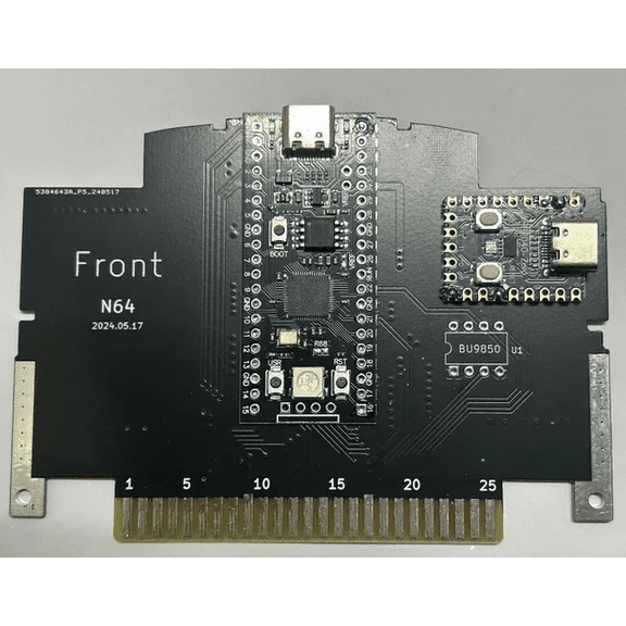 For N64 Retro Game Console Burning Card Pico N64 Flash Cart Support 2024 New High Quality For N64 GBC Games Accessories
