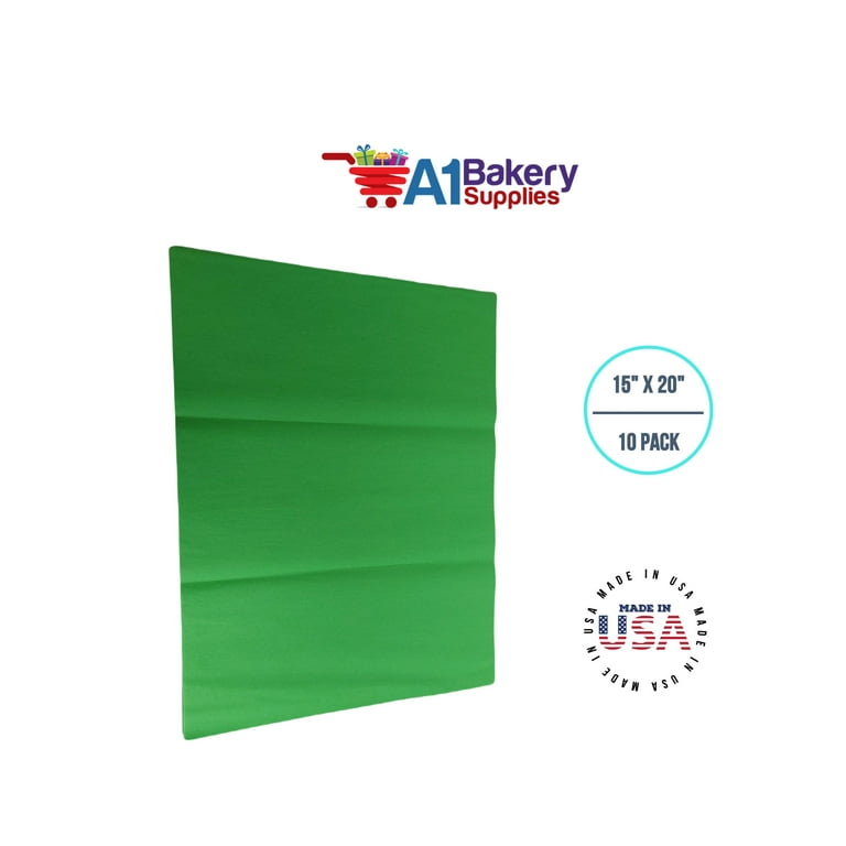 Emerald Green Tissue Paper Squares, Bulk 10 Sheets, Premium Gift Wrap and  Art Supplies for Birthdays, Holidays, or Presents by Feronia packaging
