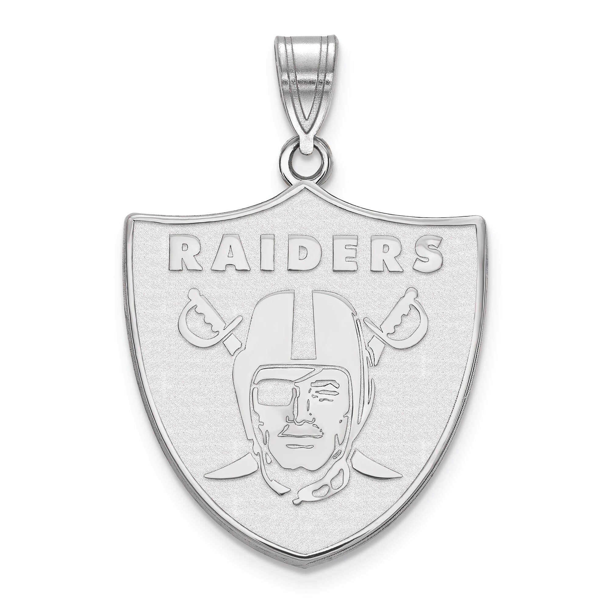 Las Vegas Raiders Sterling Silver Large Logo Pendant - Walmart.com - Walmart.com