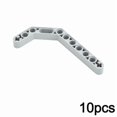 thumbnail image 1 of MOC Technical Liftarm Beams Bricks DIY Assembles Particles 32348 Modified Bent Brick Educational 39793 39790 Construction Toys 32009-Light Gray, 1 of 6