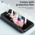 thumbnail image 2 of For Samsung Galaxy Z Fold 2 5G Cover With kickstand Shockproof Luxury Hinge Protection Retractable TPU Folding Case, 2 of 5