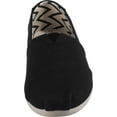 thumbnail image 3 of TOMS CLASSIC ALPARGATA CANVAS SHOES BLACK / SIZE 7, 3 of 6