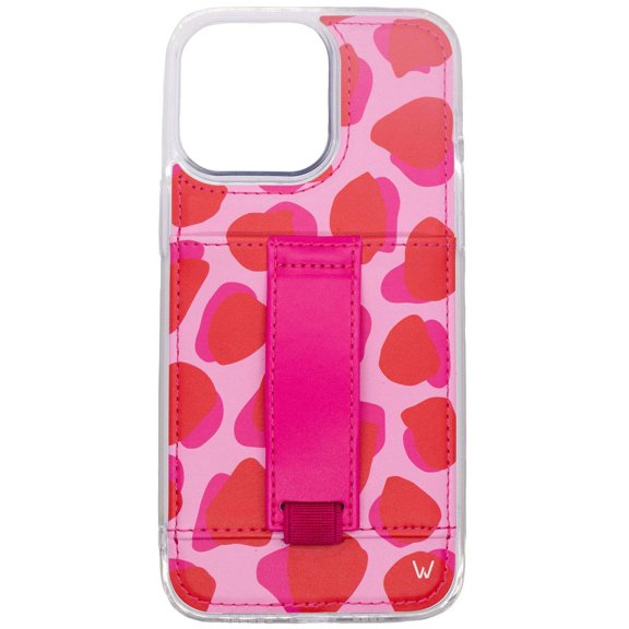 Walli Cases Scarlett Spunk by Jasmine Rae Phone Case for iPhone 11 Pro Max with Wallet, Kickstand & Finger Strap
