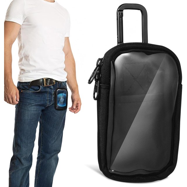 MP3 & MP4 Player Carry Case Bag with Clear Window Travel Carrying Case for Touch Screen MP3 MP4 Music Player Case Storage Bag