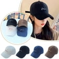 thumbnail image 2 of Daily Mix Store Solid Color Embroidered Sunscreen Baseball Daily New N2, 2 of 9