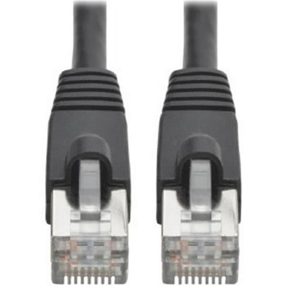 3 ft. CAT6A Snagless Shielded STP Patch Cable, Black