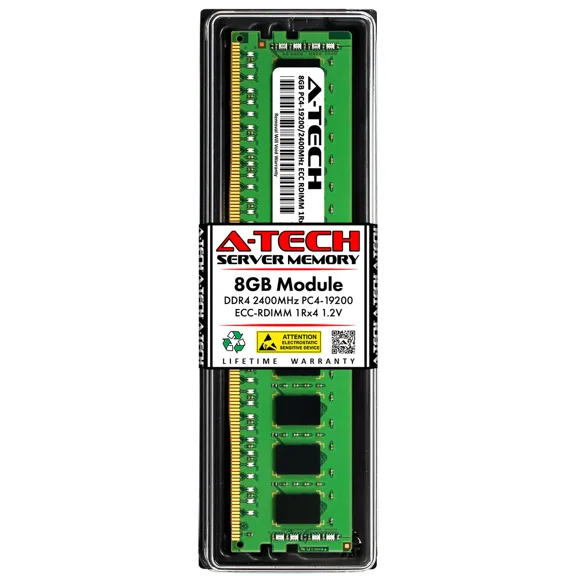 YANI- 8Gb Ddr4 Pc4-19200R Ecc Rdimm Crucial Ct8G4Rfs424A Equivalent Server Memory Ram
