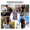thumbnail image 5 of Uemuo Bowling Game Pattern Men's Sleeveless T-Shirt,Muscle Athletic Tank Top, Moisture-wicking Quick-dry Breathable Classic Tee Top for Gym Run Outdoor Sports-3X-Large, 5 of 8