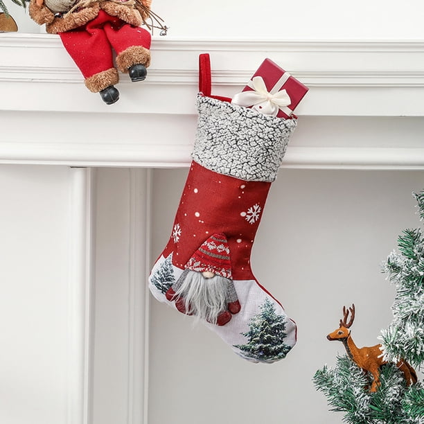 Fiudx Liquidación De Ofertas Flash Decoraciones Navideñas Muñeco Sin Rostro Bolsa De Regalo Árbol De Navidad Anciano Colgante Bolsa De Regalo