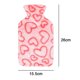 thumbnail image 2 of Termo de alta calidad con tapa, botella de agua caliente transparente con funda tejida, 2 of 5