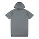 thumbnail image 4 of Sudadera con capucha de baloncesto de manga corta para hombre: diseño dividido, transpirable, secado rápido, chaqueta de calentamiento y tiro de moda para estudiantes universitarios, 4 of 5