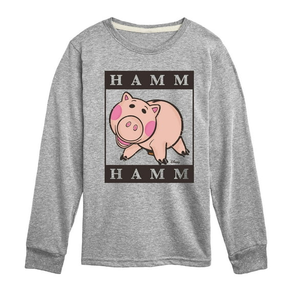 Toy Story 4 - Type Block Hamm - Toddler & Youth Long Sleeve Graphic T-Shirt
