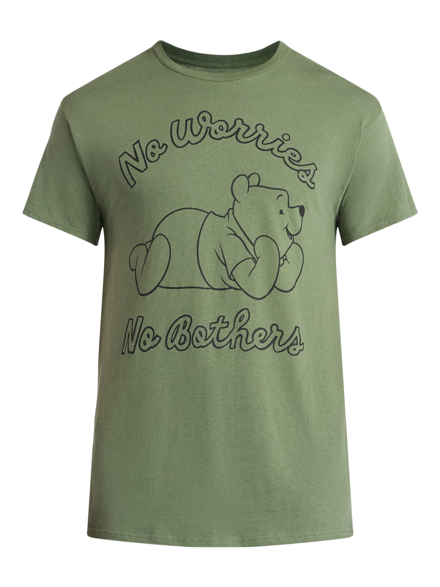 Disney Winnie the Pooh Men's and Big Men's Graphic Tee with Short Sleeves, Sizes S-3XL