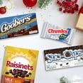 thumbnail image 3 of Chunky, Bulk 24 Pack, Milk Chocolate with Peanuts and Raisins Individually Wrapped Candy Bars, 33.6 Oz, 3 of 7
