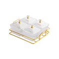thumbnail image 2 of Tongina Dried Fruit Tray Divided Snack Serving Bowls Dried Fruit Plate Divided Serving Platter for Candy Snacks Appetizer Fruits Nuts clear, 2 of 8