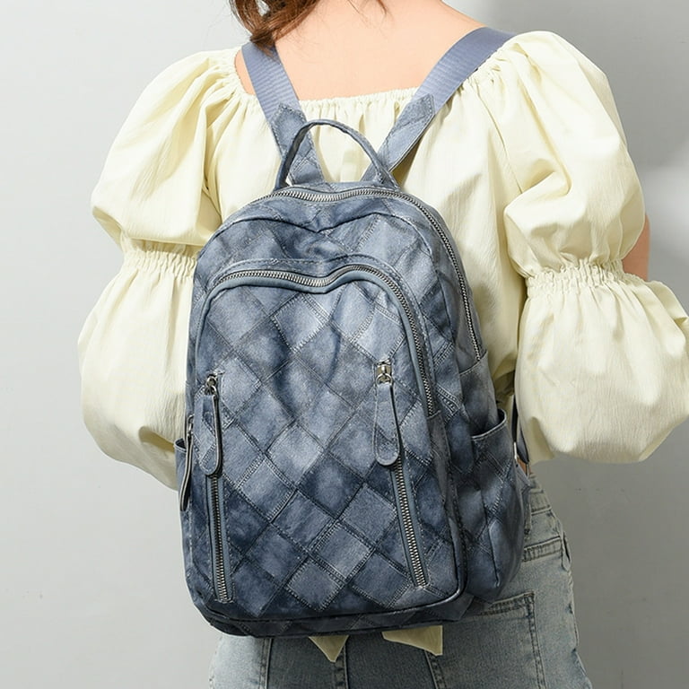 Ladies backpack with bottle holder sale