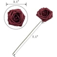 thumbnail image 2 of 50 rosas artificiales YONGSHENG espuma decoración DIY para bodas fiestas hogar Altura 23 cm, 2 of 5